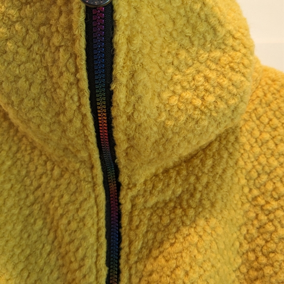 Desigual Land Overcoat in Solar Power Yellow Size 38/S - Picture 4 of 8